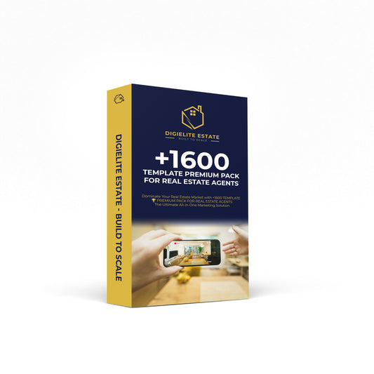+1600 Template Premium Pack for Real Estate Agents